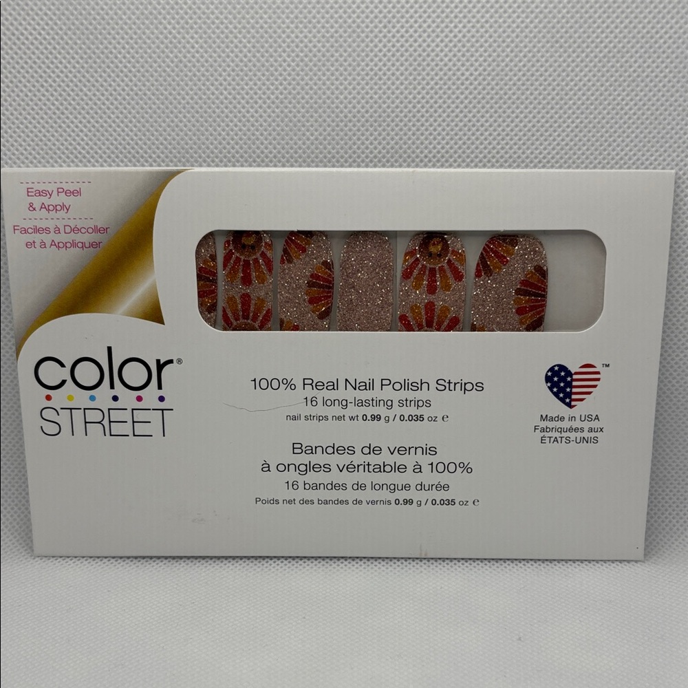 💅 3/$10 - Color Street Sparkling Turkey Nail Strips - Talk Turkey